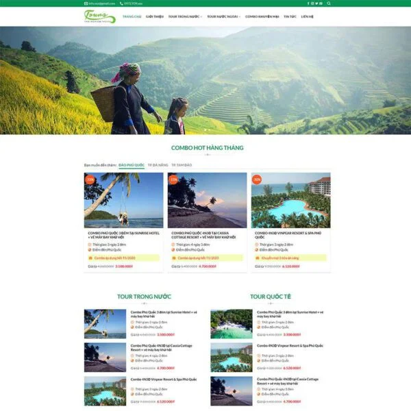 Theme WordPress du lịch 12