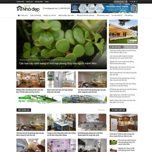 Theme WordPress tin tức 04