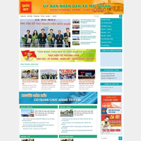 Theme WordPress tin tức 07